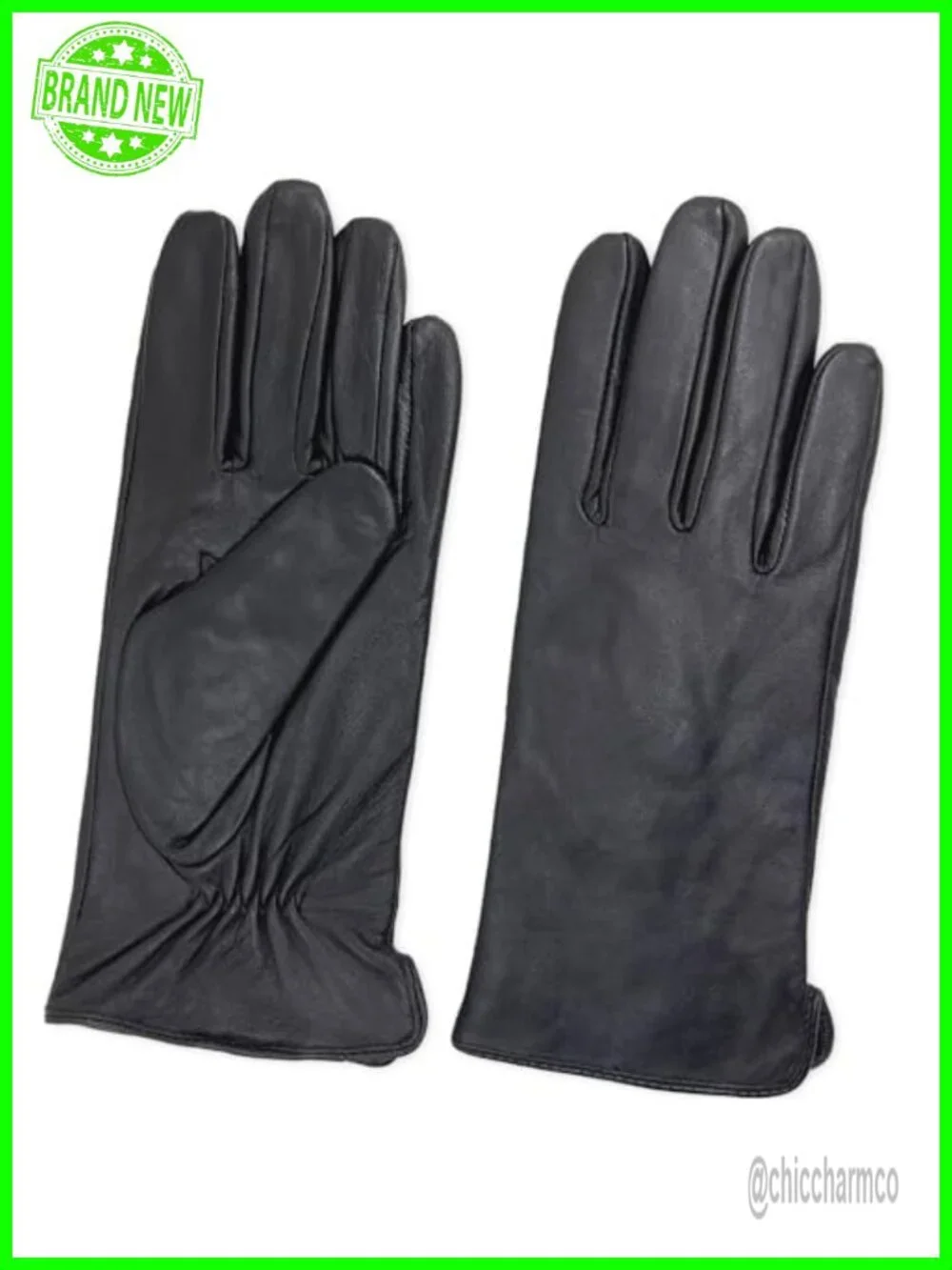 Genuine Sheepskin Leather Gloves Cashmere Lined Winter Cold Weather